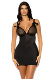 SAMANTHA FITTED BABYDOLL Black Oh la la Cheri