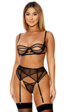 Don't Mesh With Me Lingerie Set Forplay Inc.